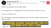 Mumbai Auto Driver's Kindness Surprises Bengaluru Transplant