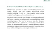 NABARD Student Internship Scheme 2026-27: Apply Now, Stipend Rs 20,000