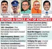 North Karnataka Heroes: Six Donors Surpass 100 Blood Donations Each