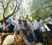 NSUI protests in Lucknow against exam leaks, arrests; demands action