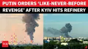Over 40 UAVs Target Russian Refinery; Putin Erupts, Mega Response Looms