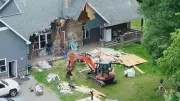 Pennsylvania Man Uses Excavator to Demolish Home After Wife Ends Marriage