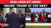 PM Modi and Trump Share Formal Handshake at G7, Skipping Signature Hug