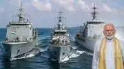 PM Modi Commissions Three Naval Vessels, Boosts Self-Reliant India Mission