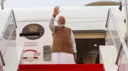 PM Modi gifts Kalamkari Mahabharata painting to Macron, Ayurveda texts to Slovak Speaker