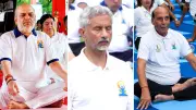 PM Modi leads International Yoga Day celebrations in Kolkata, leaders join nationwide events