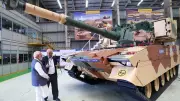 PM Modi Reviews Indigenous Zorawar Tank and Laser Weapons at L&T Surat