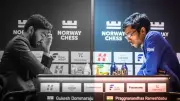 Praggnanandhaa Beats Gukesh, Climbs to Second in Norway Chess