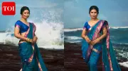 Prajakta Mali Wears Traditional Nauvari Saree at Cannes 2025