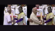 President Murmu Confers Padma Vibhushan on Journalist Narayanan and Justice Thomas