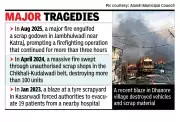 Pune Scrap Yards: Unregulated Fire Hazards Threaten Industrial Safety
