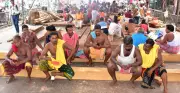 Puri Rath Yatra Chariot Work Disrupted for Four Hours Over Timber Dispute