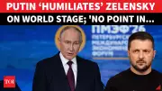 Putin Slams Zelensky's Call for Talks, Says No Point in Meeting