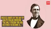 Ralph Waldo Emerson Quote: You Decide Your Destiny Today