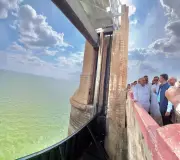 Ramalinga Reddy inspects preparations for Tungabhadra reservoir gate inauguration