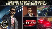 Ranveer Singh Spotted in Ferrari Amid Don 3 Controversy and Dhurandhar Success