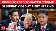Rep. Lieu Confronts Rubio with Video of Trump Sleeping in Meetings