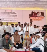 Rohit Pawar Starts Indefinite Hunger Strike Over Farm Loan Waiver in Maharashtra