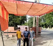 Rohtak MC Installs Tent, Benches at Dumping Sites to Curb Waste