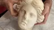 Roman Marble Bust Found on Alicante Beach Halts Construction