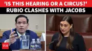 Rubio Shuts Down Jacobs in Heated Iran Hearing Clash