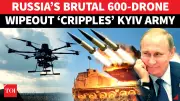 Russia Claims Destruction of 600 Ukrainian Heavy Drones in Escalating Air War