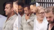 Salman Khan and Family Attend Funeral of Close Friend Kumod Raney