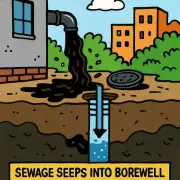 Sewage Seepage Contaminates Water in Indore's Mahavir Nagar, 20 Ill