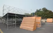 SPG Disapproves Yoga Day Stage Design on Red Road, Changes Made