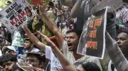 Students and Parents at CJP Protest Raise Education Issues, Demand Political Accountability