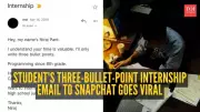 Student's Bold 3-Bullet Email to Snapchat CEO Goes Viral