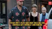 Taylor Swift's Low-Key Broadway Date Night in Velvet Dress