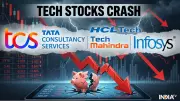 TCS Infosys Tech Mahindra HCLTech Shares Fall Amid Market Crash