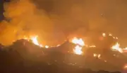 Three Fires in Noida: Warehouse, Cars, Flat Damaged; No Injuries Reported