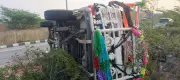 Three killed as truck hits stationary auto on NH-163 in Jangaon
