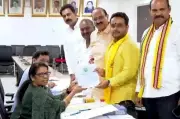 Three TDP Candidates File Rajya Sabha Nomination Papers in Andhra Pradesh