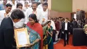 TN CM Vijay Steps Down Stage to Hand Appointment Order to Pregnant Recruit