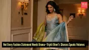 Triptii Dimri Stuns in Mist-Blue Marodi Sharara Set, Exudes Old-World Charm