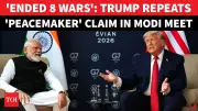 Trump Claims He Ended Eight Wars in Modi Talks, Skips India-Pak Conflict