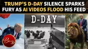 Trump Floods Social Media With AI Glory Posts, Skips D-Day Tribute