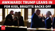 Trump leans for second kiss, Brigitte Macron pulls away at G7 summit