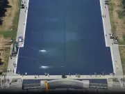 Trump says DC reflecting pool in 'good shape' after vandalism, 6 arrested
