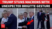 Trump Shares Unexpected Versailles Moment with Brigitte Macron After Controversy