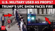 Trump Uses Honor Guards at UFC Birthday Bash, Sparks Outrage