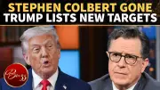Trump Warns Late-Night Hosts After Stephen Colbert Exit