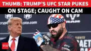 Trump's UFC Star Humiliates Himself With Vomit Stunt at Weigh-In