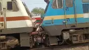 Two Empty Train Rakes Collide Head-On in Bhubaneswar, No Injuries Reported