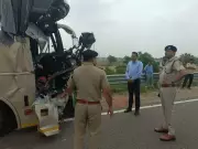 Two killed, 16 hurt in bus-truck collision near Mahendragarh