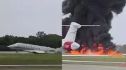Two Pilots Killed in Private Jet Crash in Dominican Republic, Video Surfaces