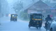 Two Students Rescued After Falling Into Drain on Karnataka Highway
